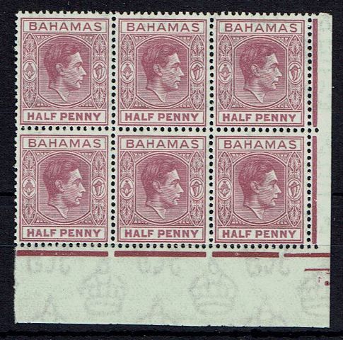 Image of Bahamas SG 149e/149ec UMM British Commonwealth Stamp